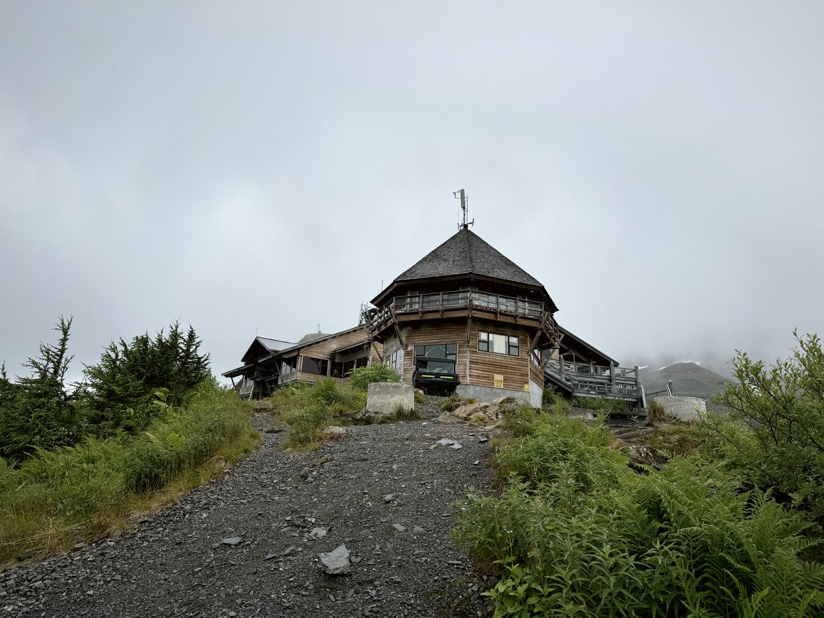 The Alyeska tram station