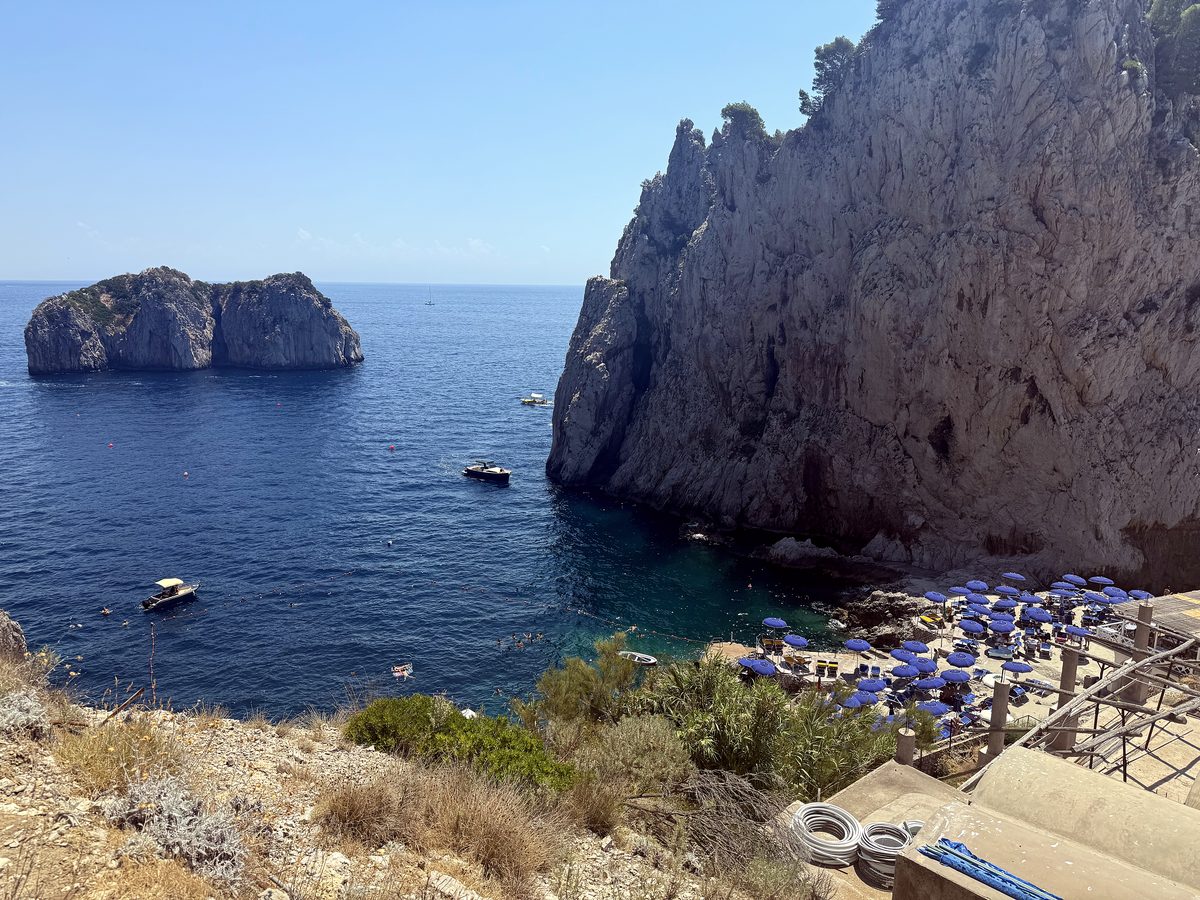 The Da Luigi beach club cove