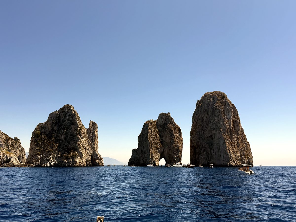 The Faraglioni rocks off Capri