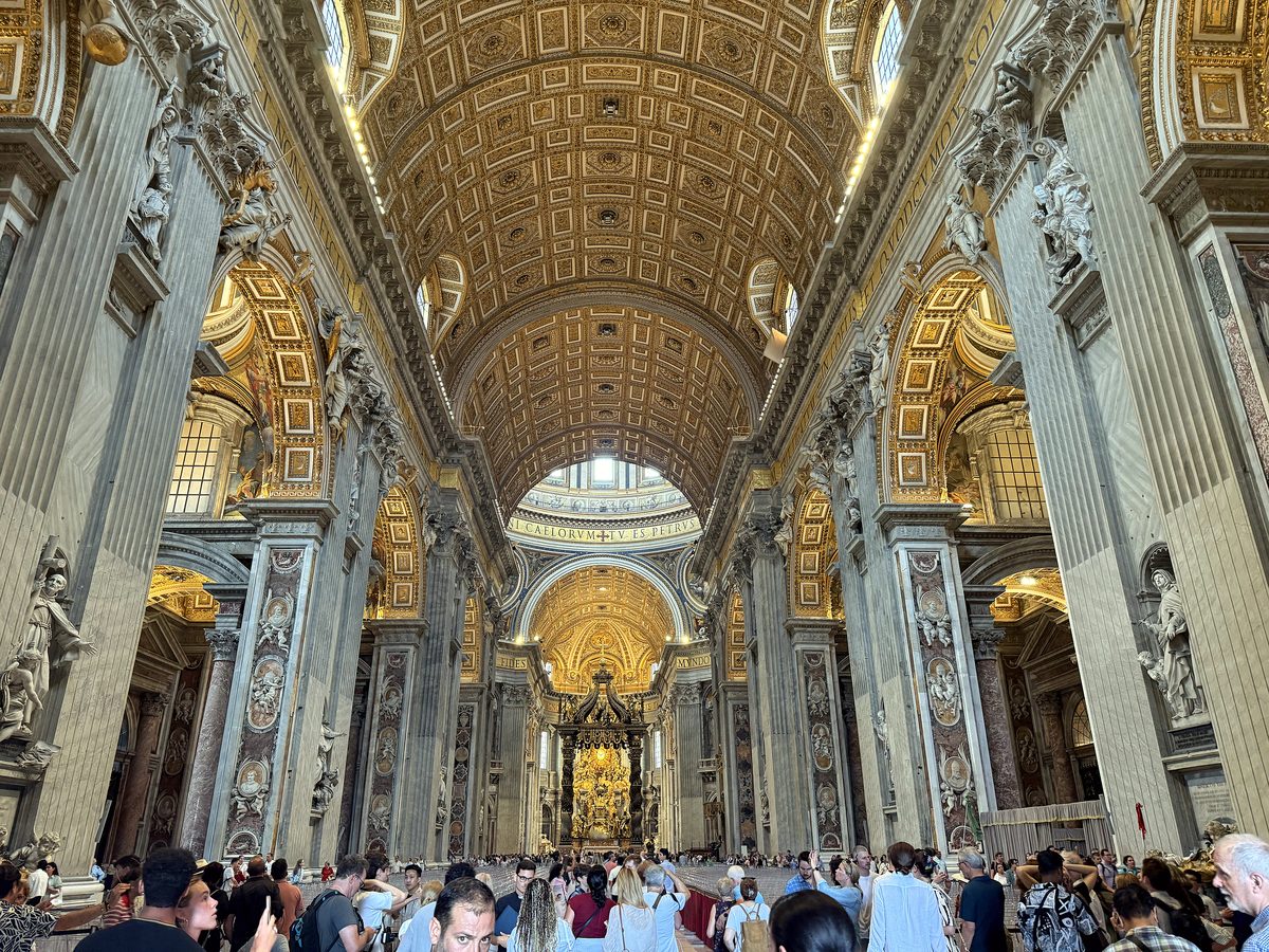 Inside St. Peter’s Basilica