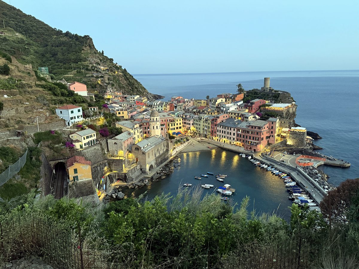 Vernazza from the trail above