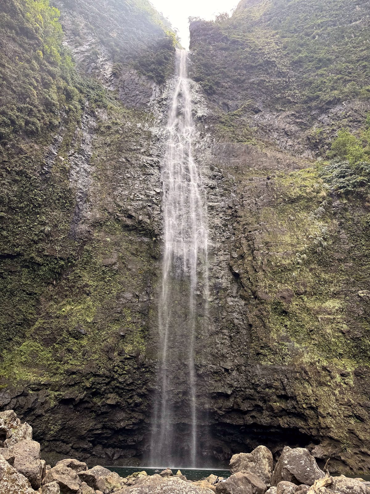 Hanakāpīʻai Falls at the end of the spur trail