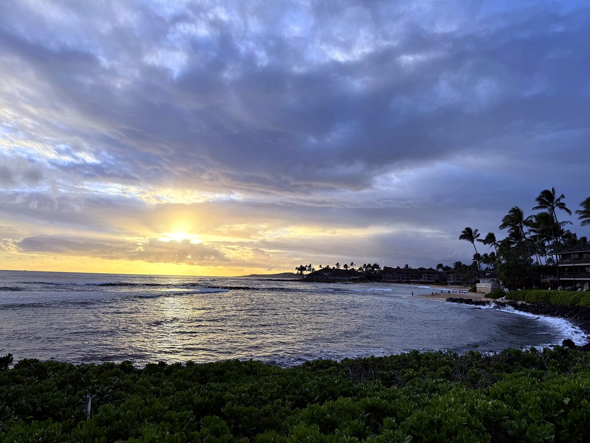 Sunset at Poʻipū