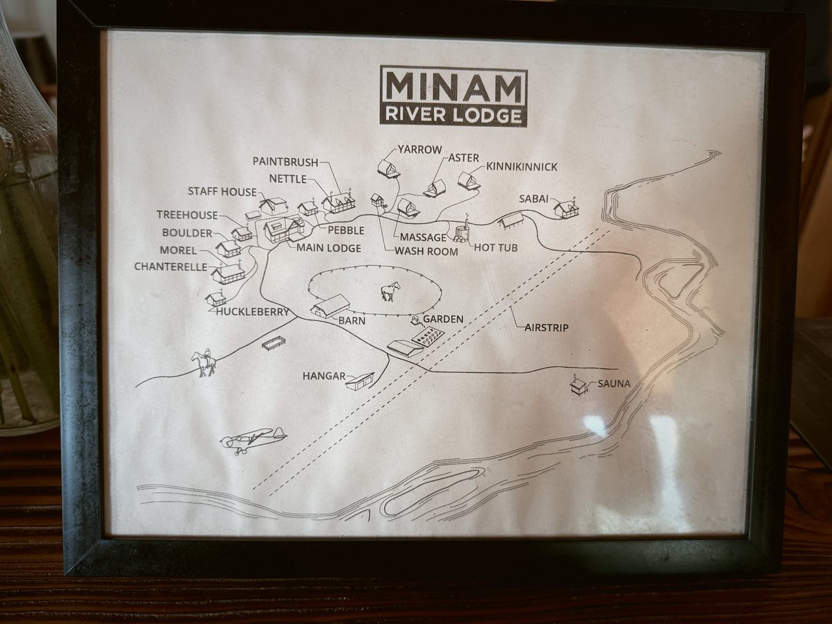 The lodge trail map