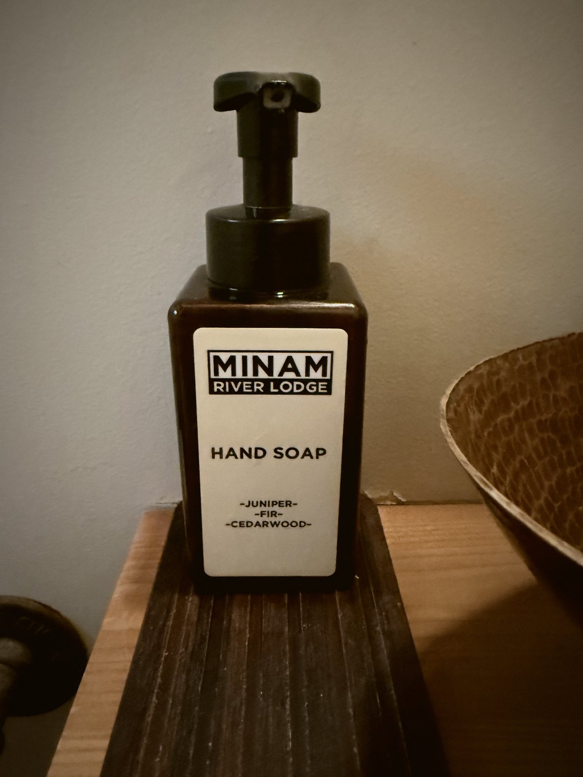 Minam River Lodge soap