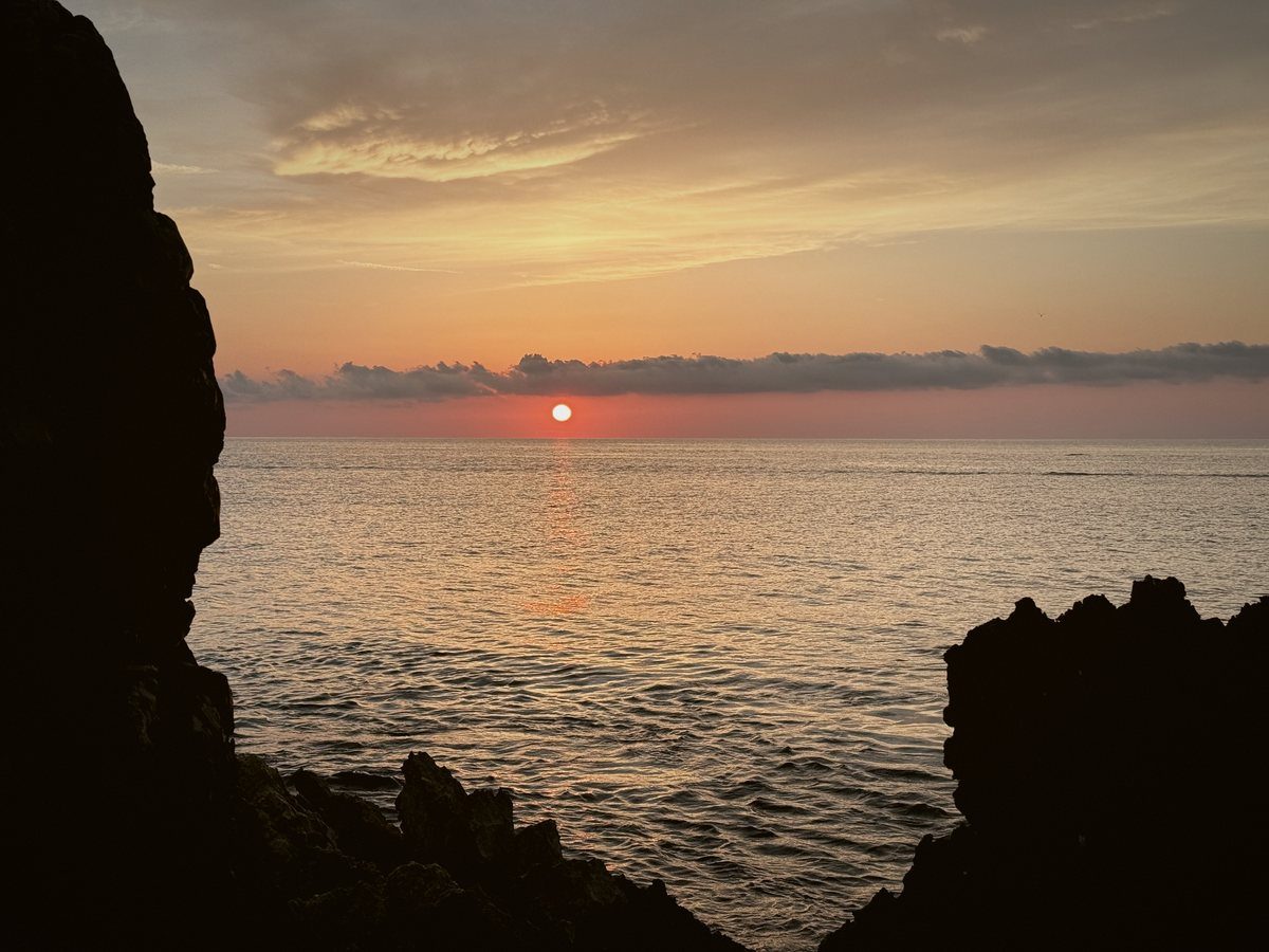 Sunset over the Aeolian Sea