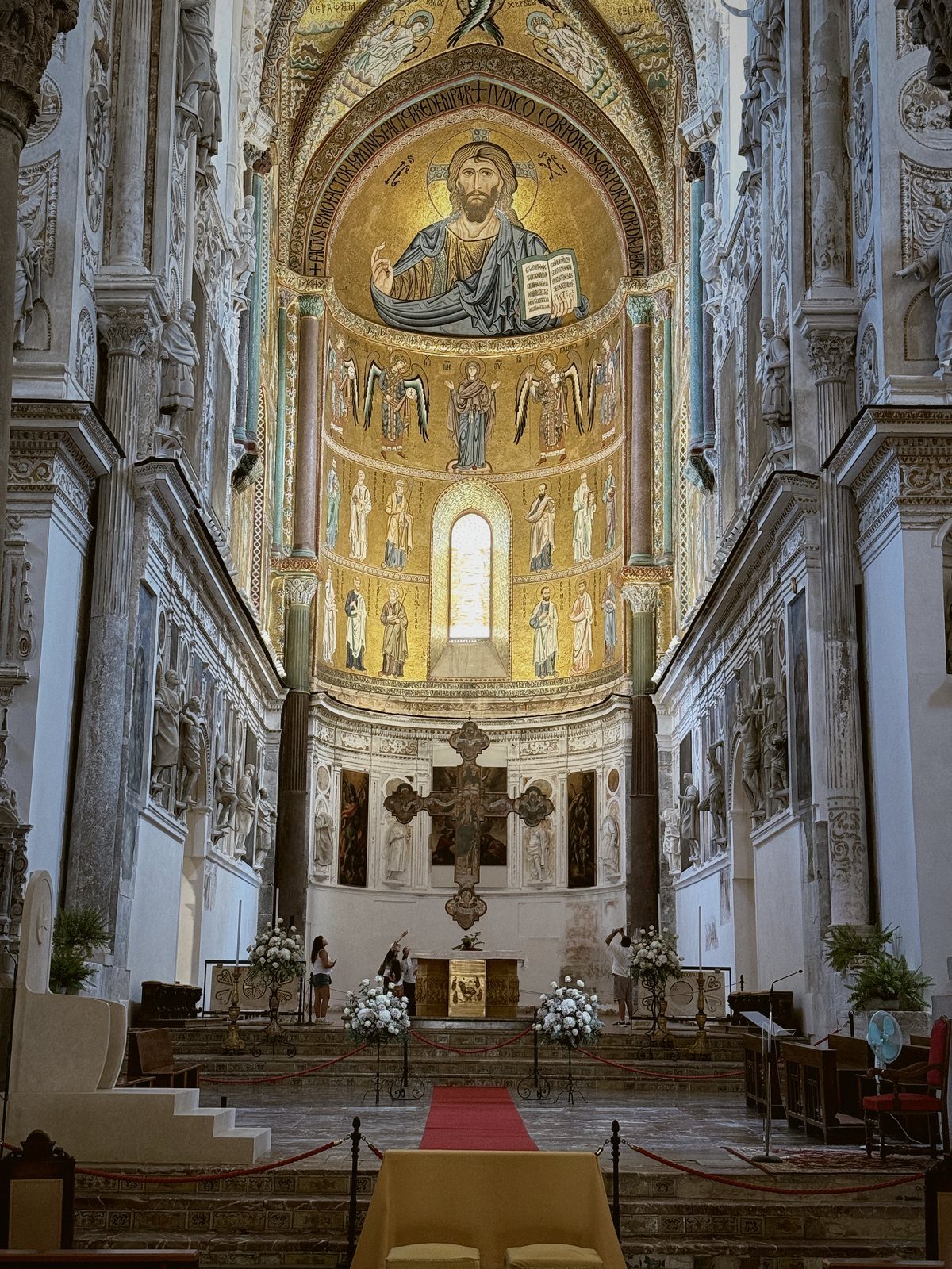 The cathedral mosaic, Cefalu