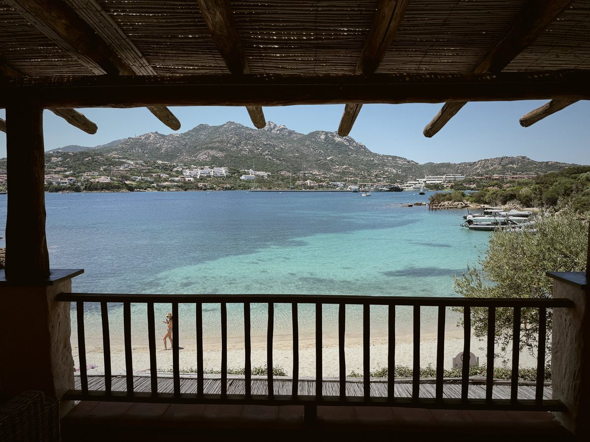 A terrace over the Costa Smeralda
