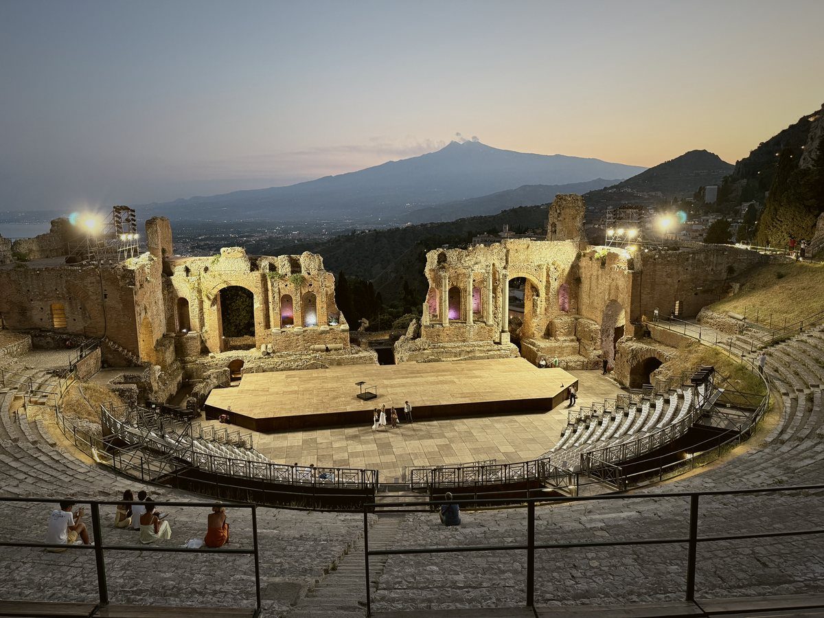 The Greek Theatre and Etna