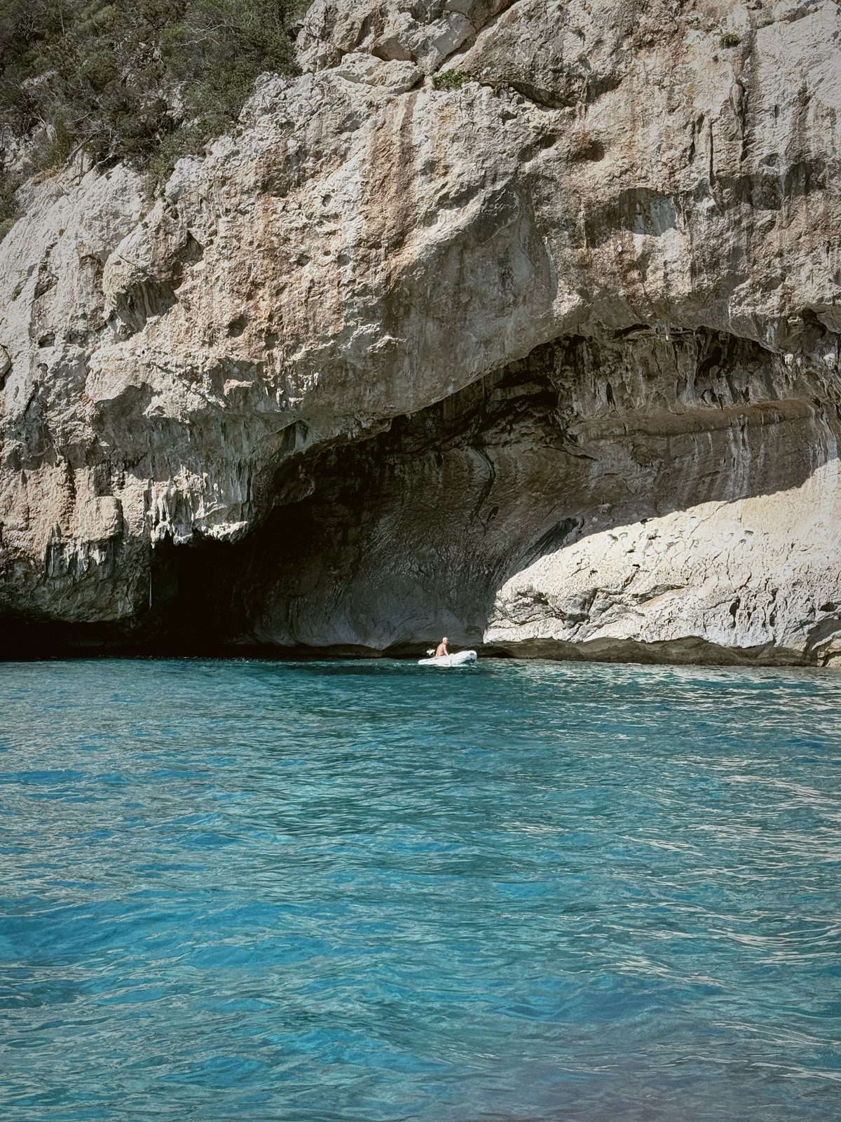 Turquoise water on the Gulf of Orosei